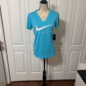 NWT Nike Tennis Dri-Fit shirt v-neck size medium